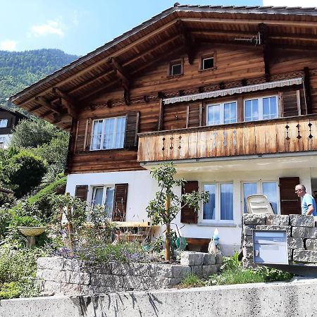Chalet Apartment By Interlaken. Parking ริงเกนแบร์ก ภายนอก รูปภาพ